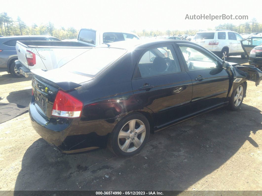 2007 Kia Spectra Sx Черный vin: KNAFE122375008653