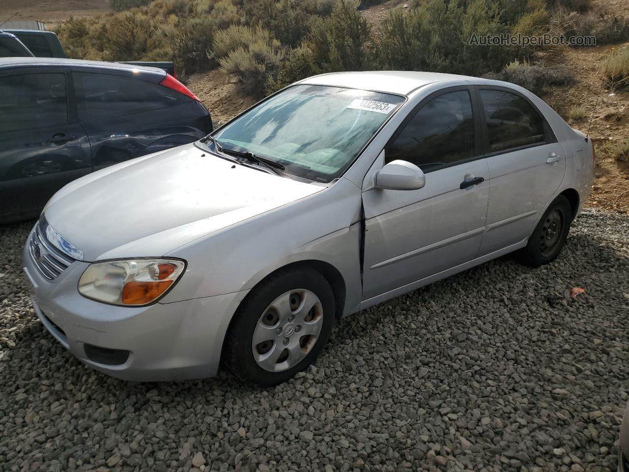 2007 Kia Spectra Ex Silver vin: KNAFE122375443222