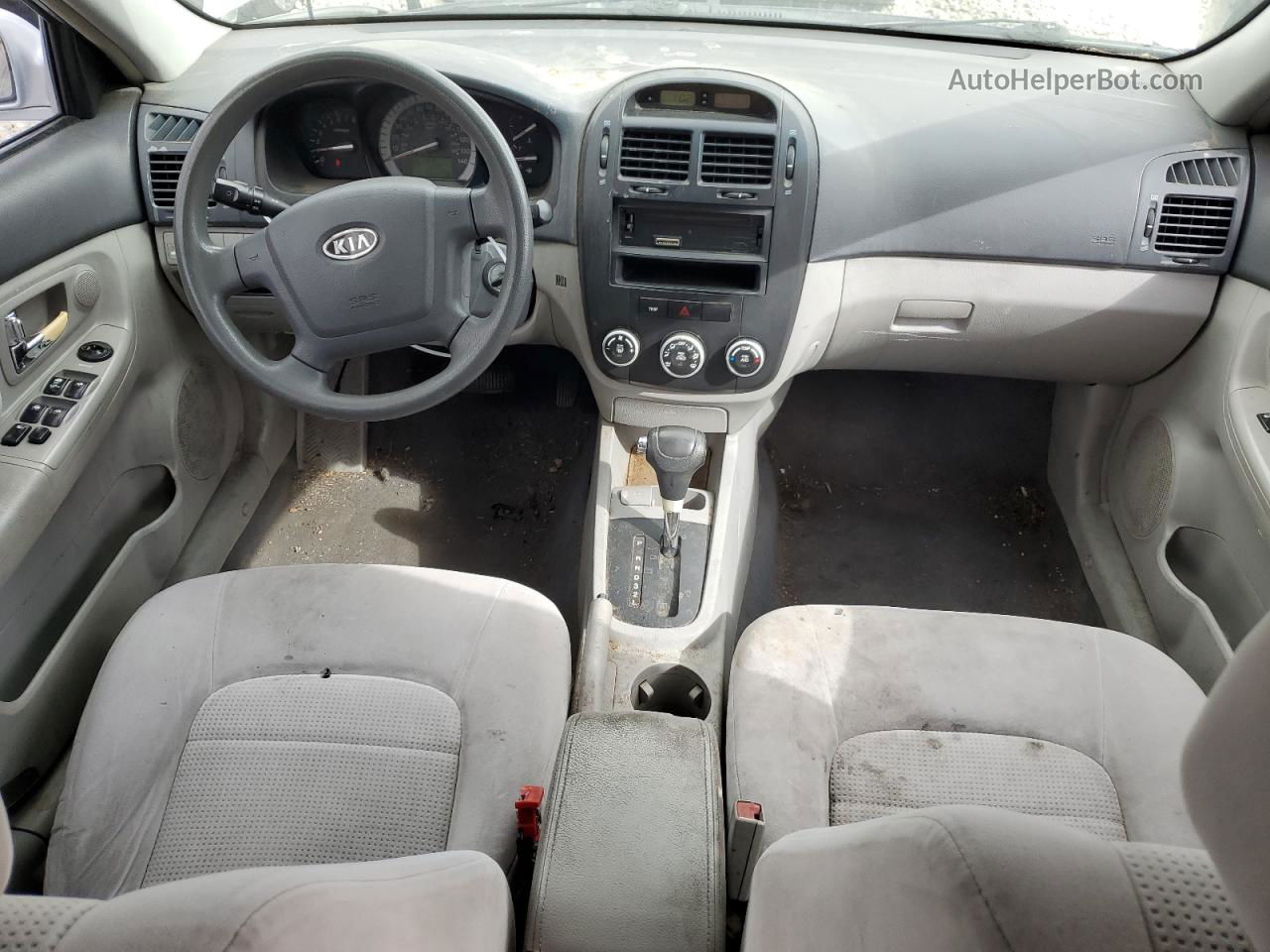 2007 Kia Spectra Ex Серебряный vin: KNAFE122375443222