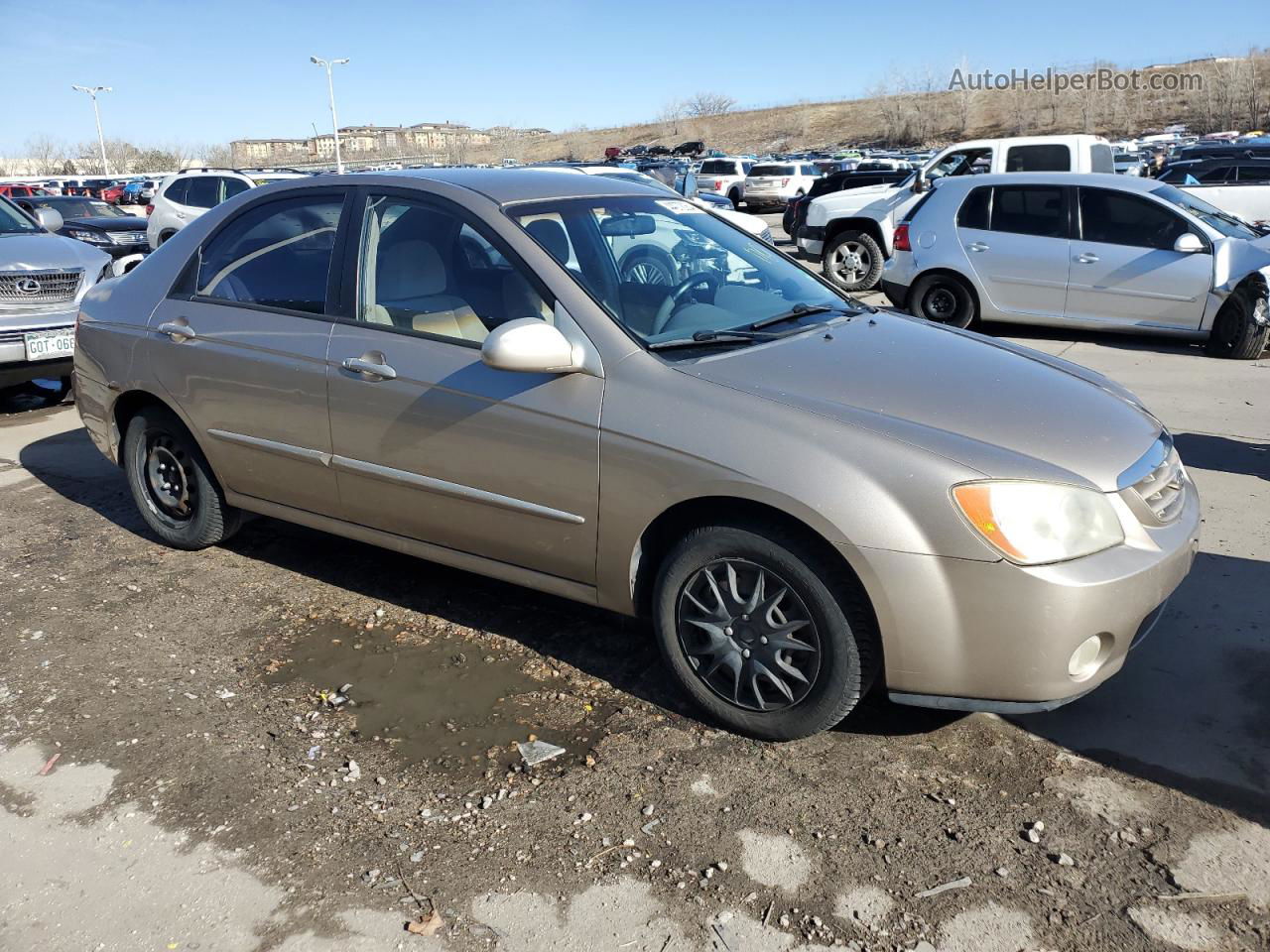 2005 Kia Spectra Lx Gold vin: KNAFE122555098093