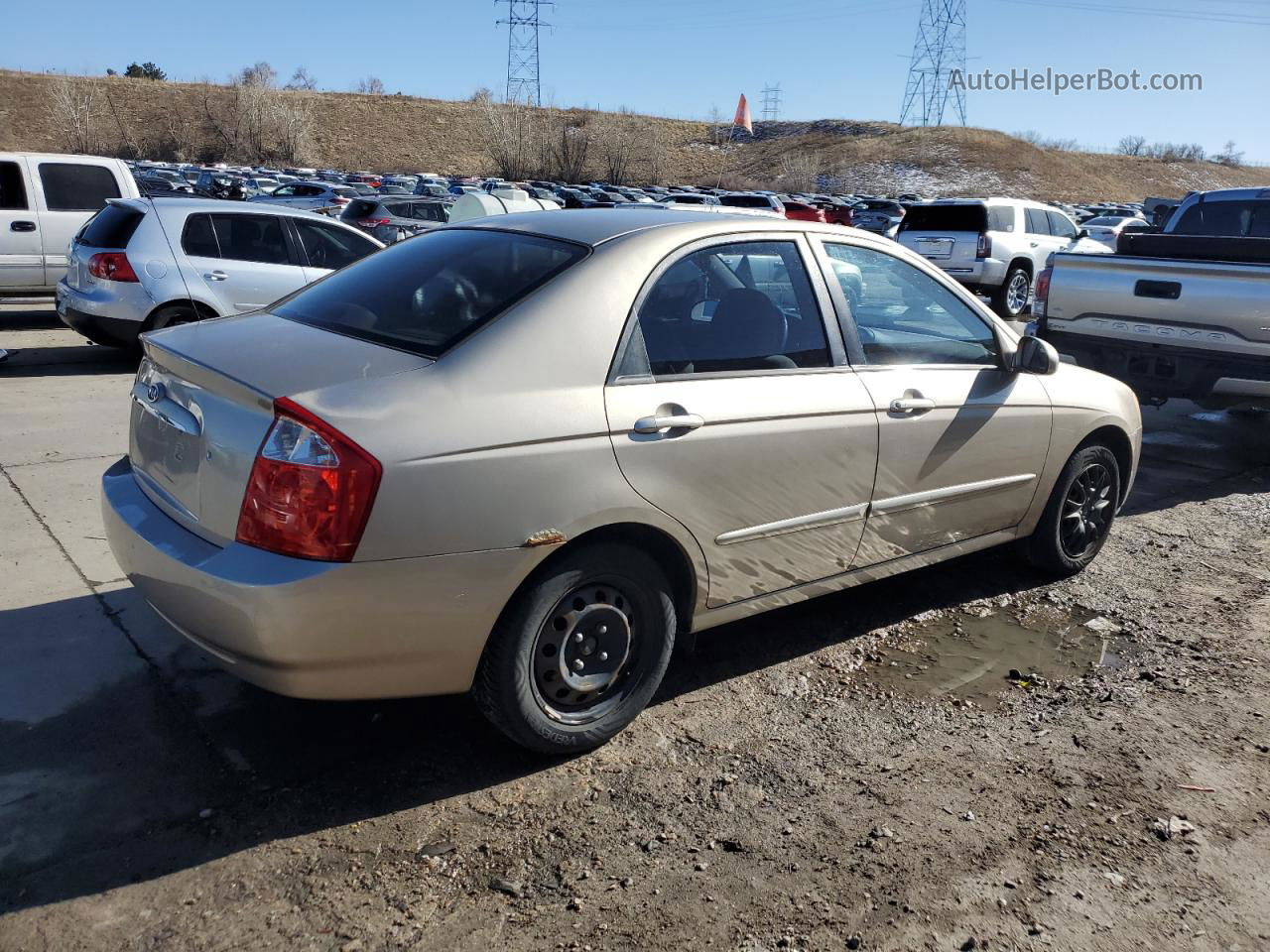 2005 Kia Spectra Lx Gold vin: KNAFE122555098093