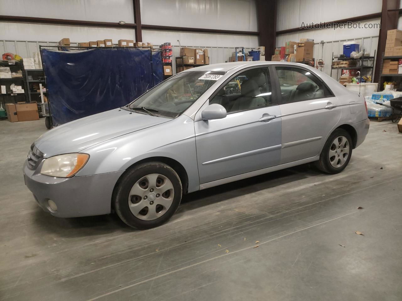 2005 Kia Spectra Lx Silver vin: KNAFE122655102569