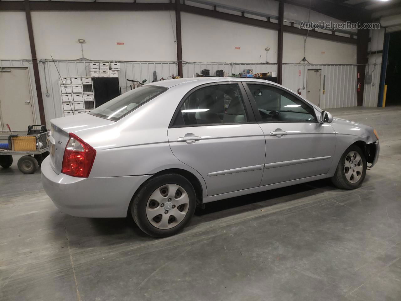 2005 Kia Spectra Lx Silver vin: KNAFE122655102569