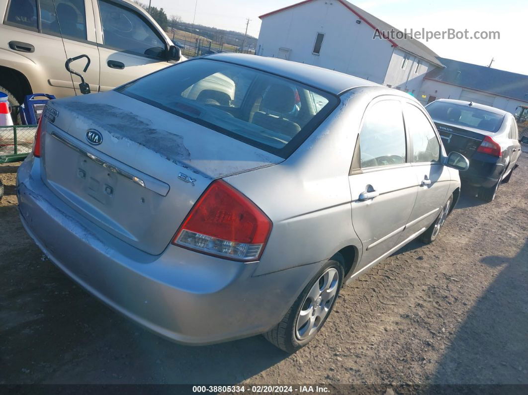 2007 Kia Spectra Ex Silver vin: KNAFE122675433073