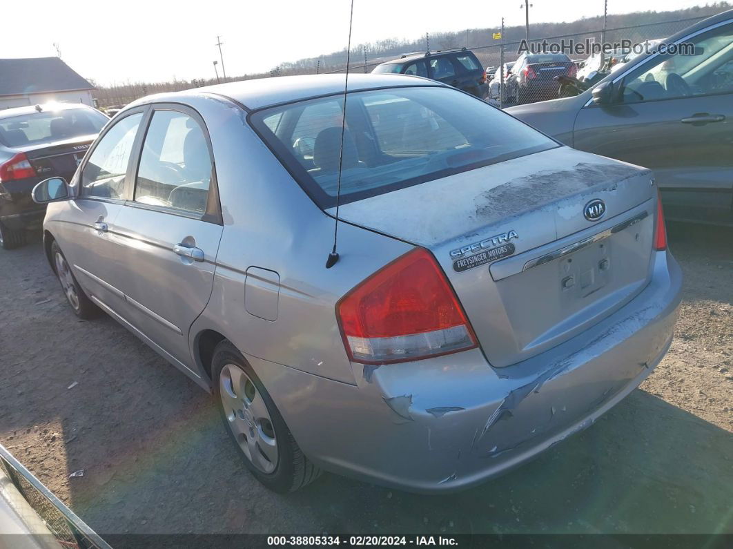 2007 Kia Spectra Ex Silver vin: KNAFE122675433073