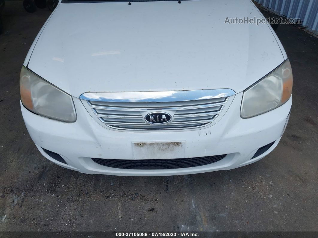 2007 Kia Spectra Ex Белый vin: KNAFE122675437804