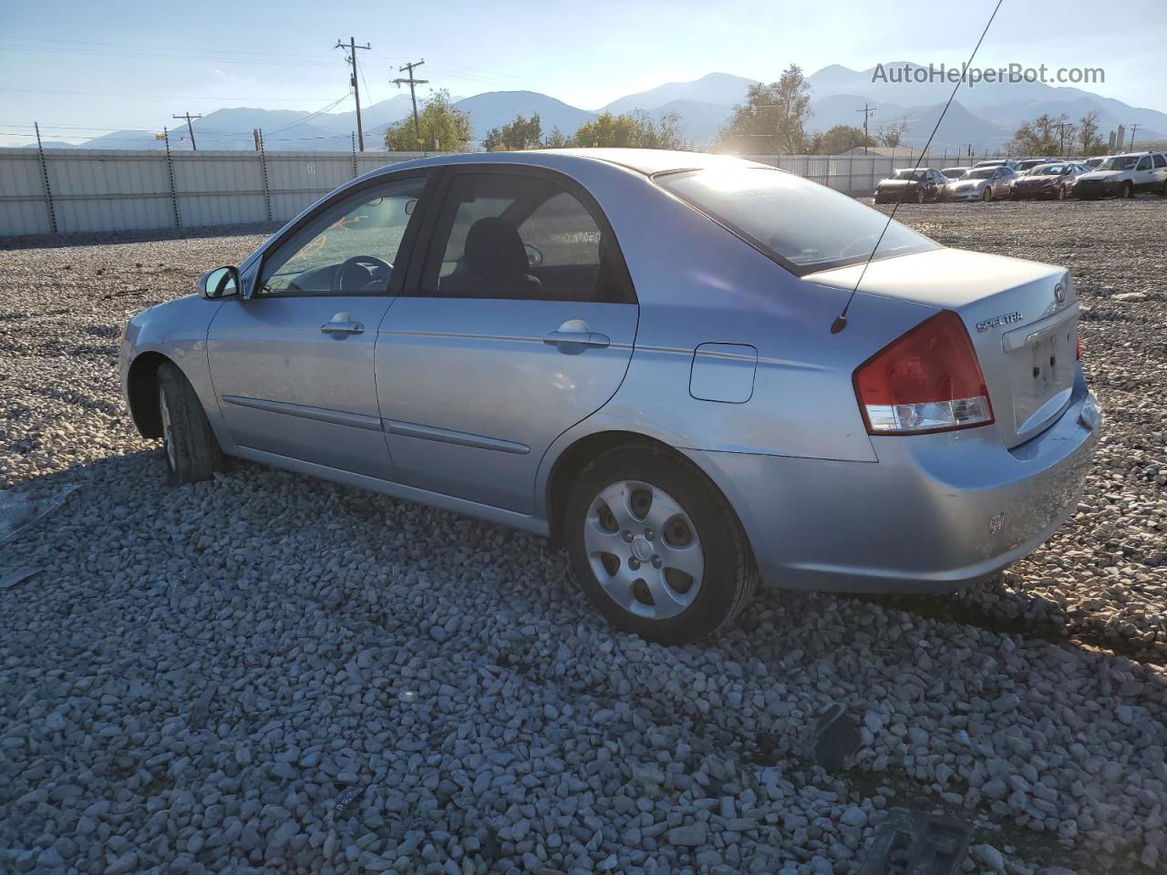 2007 Kia Spectra Ex Silver vin: KNAFE122675454120