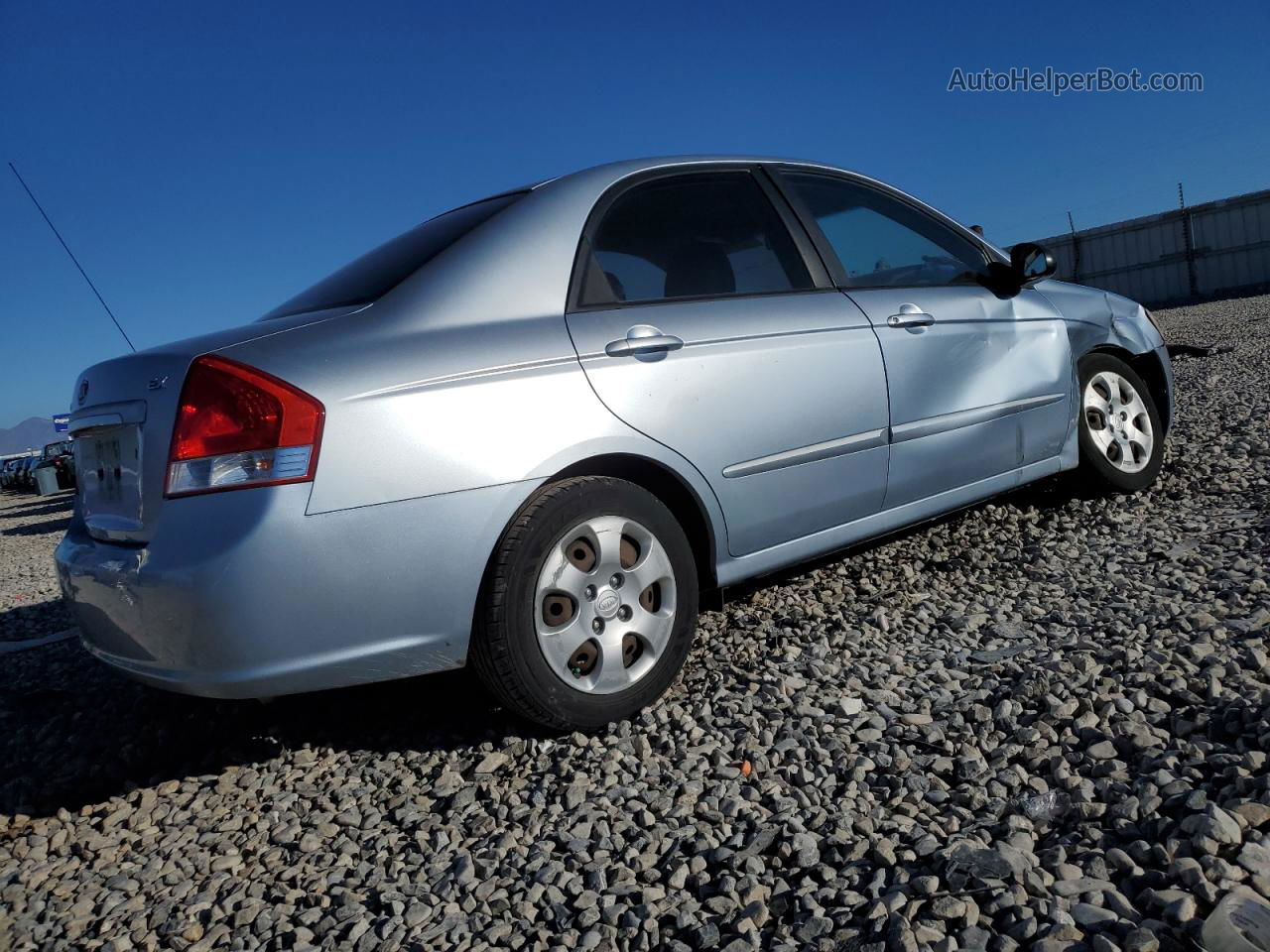 2007 Kia Spectra Ex Silver vin: KNAFE122675454120