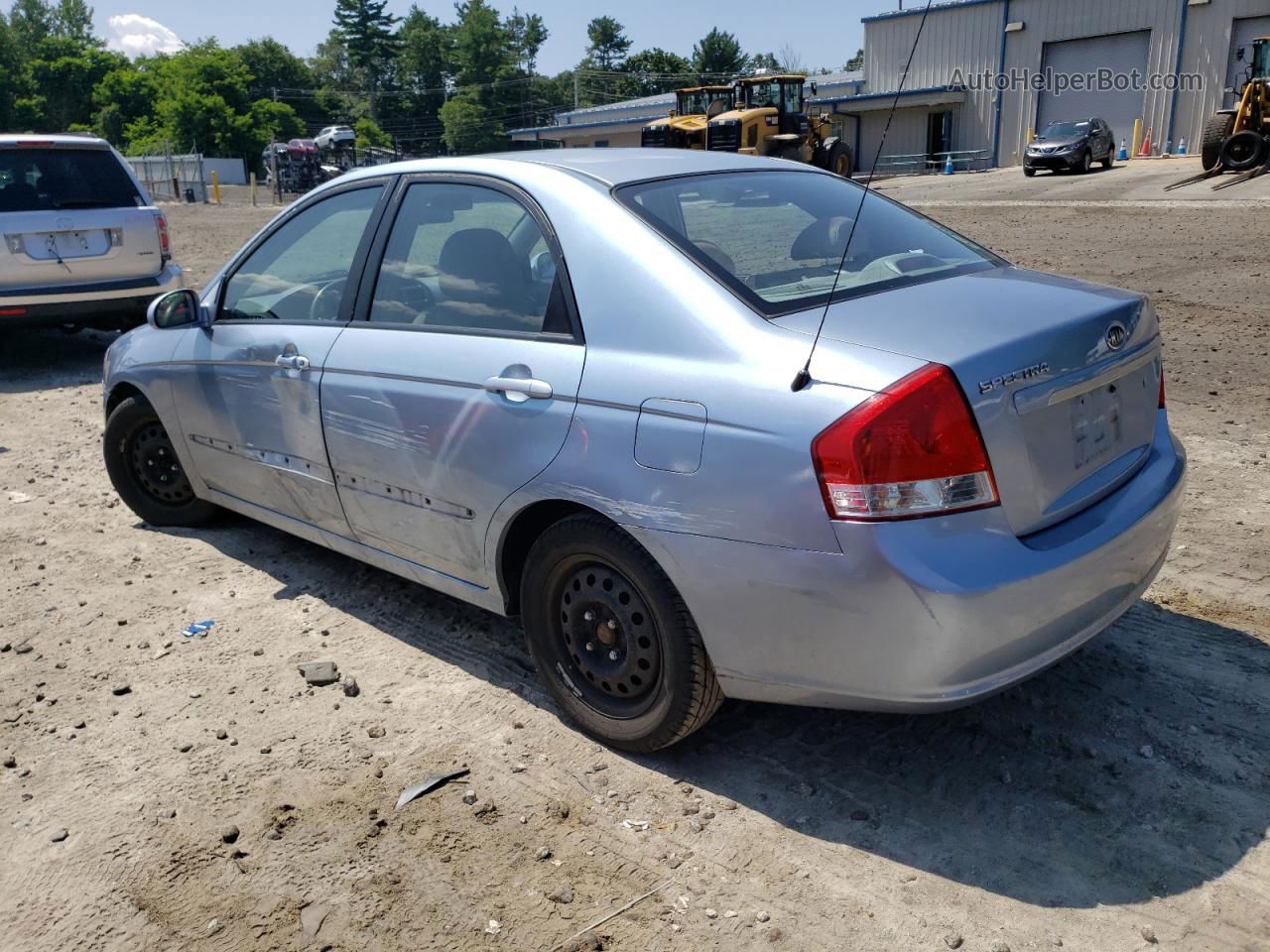 2007 Kia Spectra Ex Blue vin: KNAFE122675458099