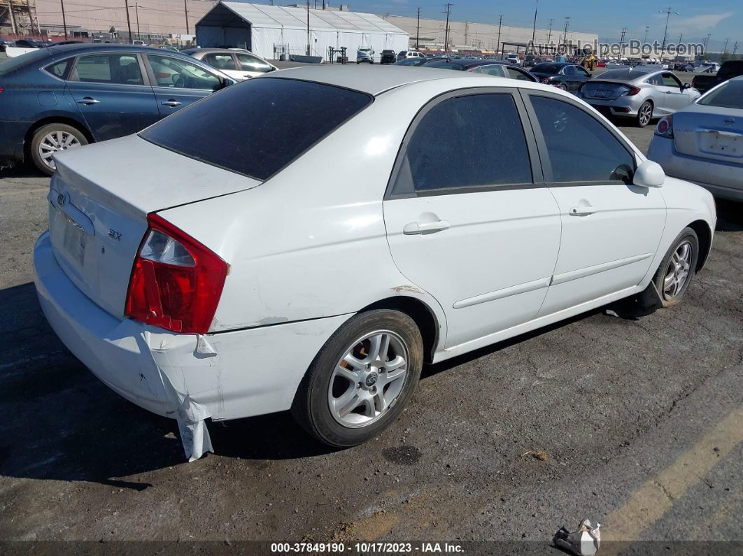 2005 Kia Spectra Lx/ex/sx White vin: KNAFE122755121132