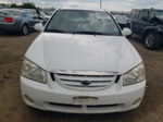 2005 Kia Spectra Lx White vin: KNAFE122755198843