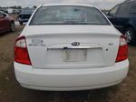 2005 Kia Spectra Lx White vin: KNAFE122755198843