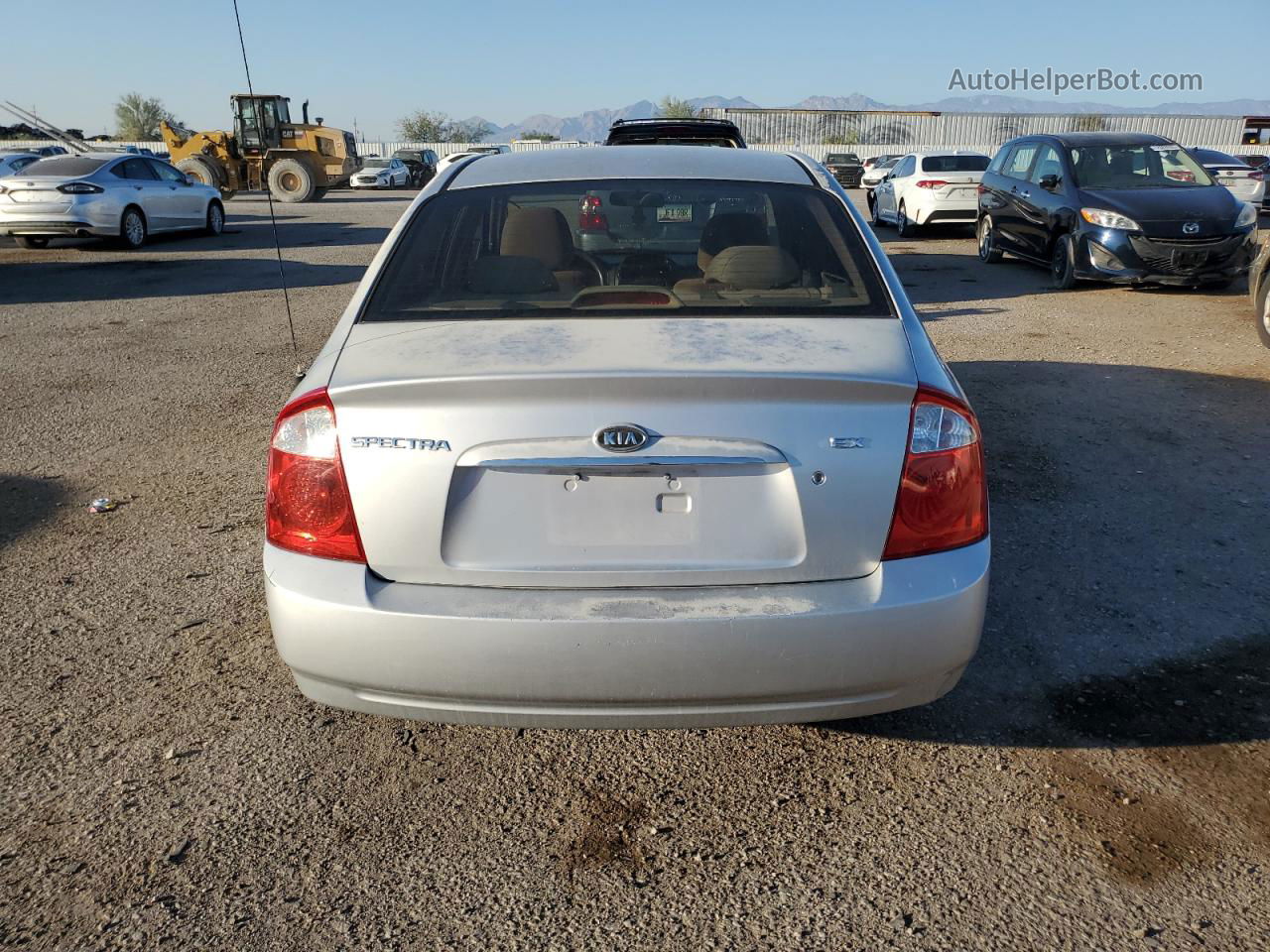 2006 Kia Spectra Lx Silver vin: KNAFE122765317766