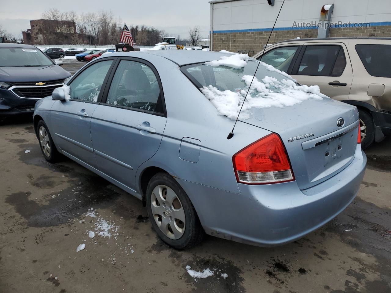 2007 Kia Spectra Ex Blue vin: KNAFE122775380688