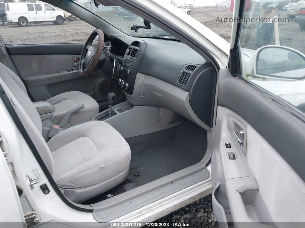 2007 Kia Spectra Ex Белый vin: KNAFE122775469175