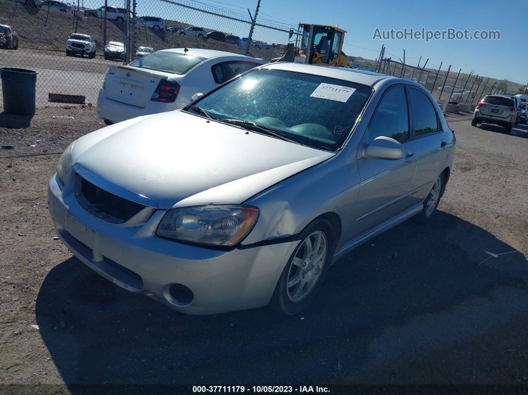 2006 Kia Spectra Ex/sx/lx Silver vin: KNAFE122965293373