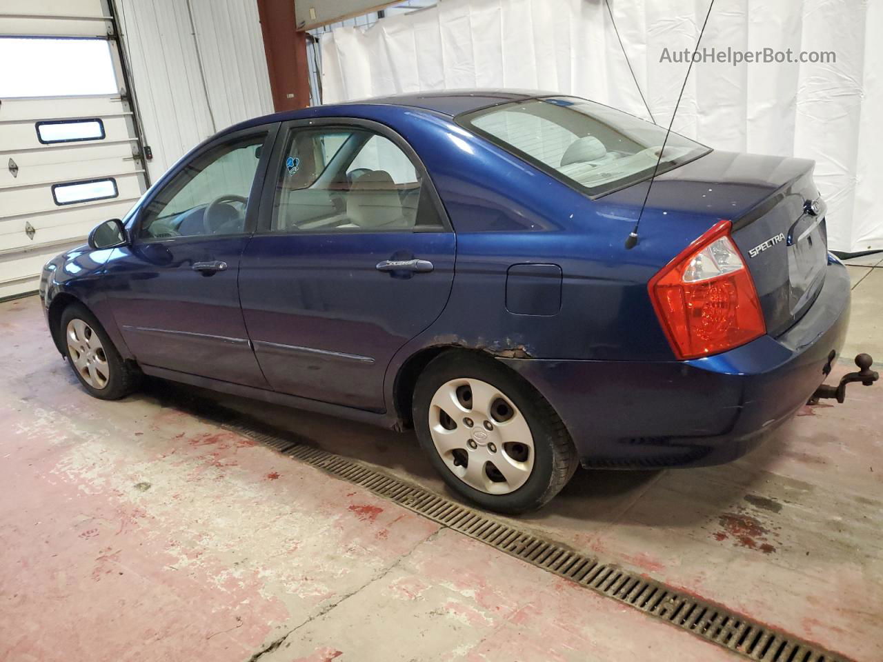 2006 Kia Spectra Lx Blue vin: KNAFE122965345374