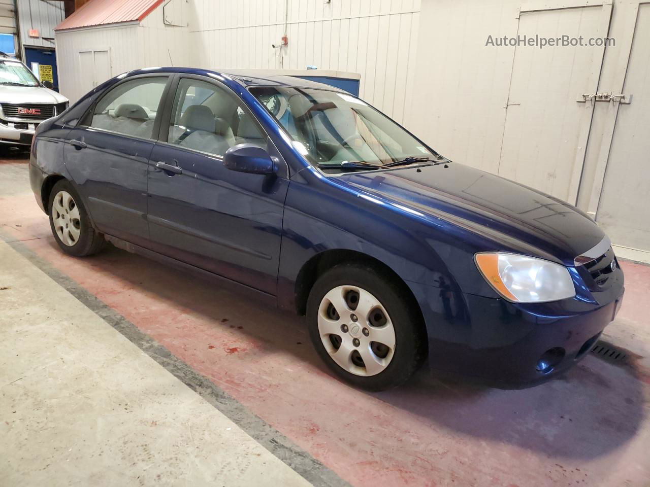 2006 Kia Spectra Lx Blue vin: KNAFE122965345374