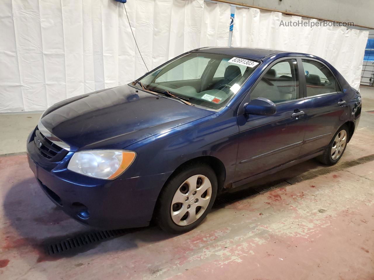 2006 Kia Spectra Lx Blue vin: KNAFE122965345374