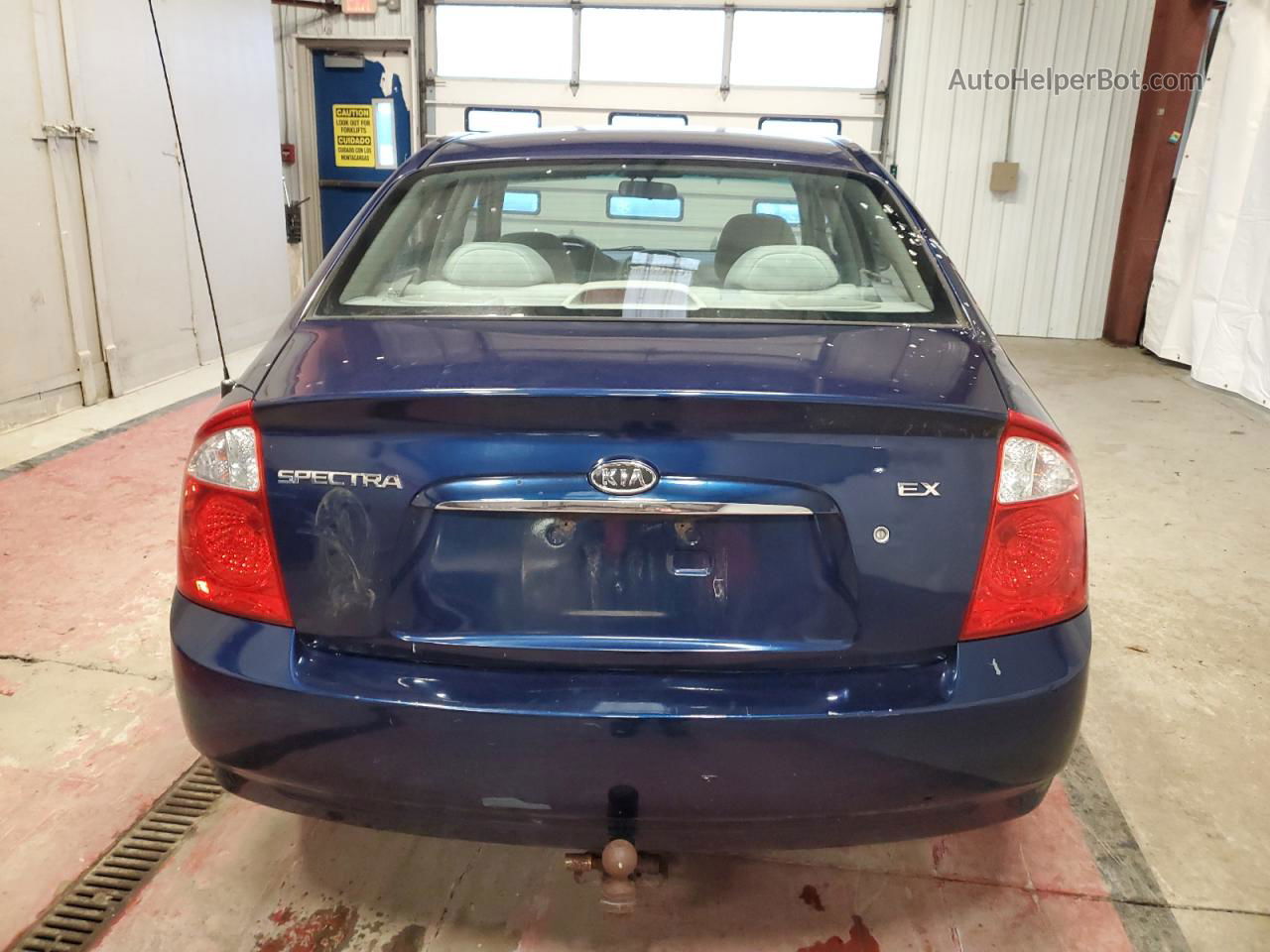 2006 Kia Spectra Lx Blue vin: KNAFE122965345374