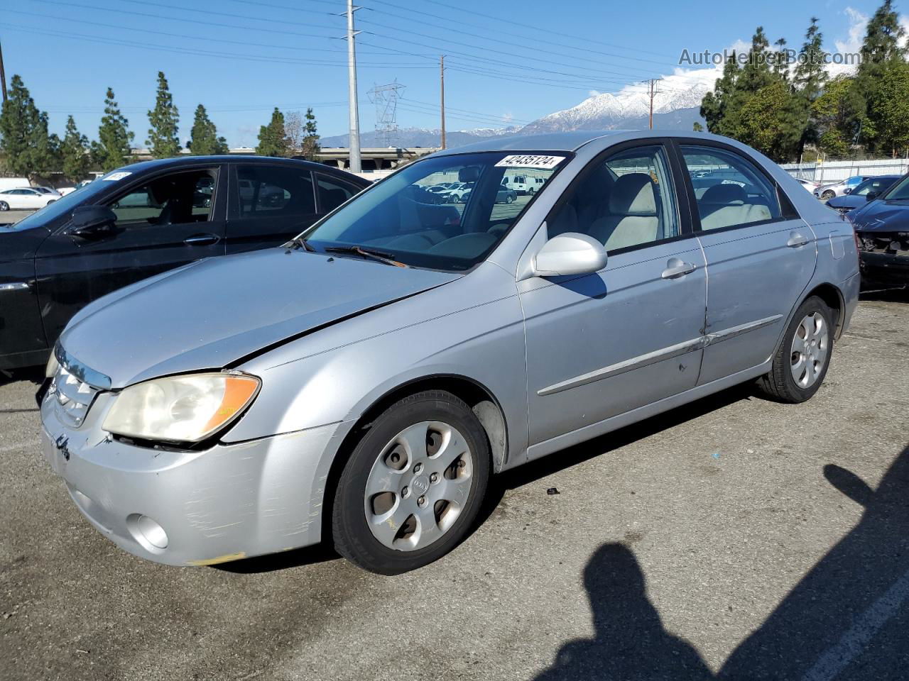 2006 Kia Spectra Lx Silver vin: KNAFE122X65297383