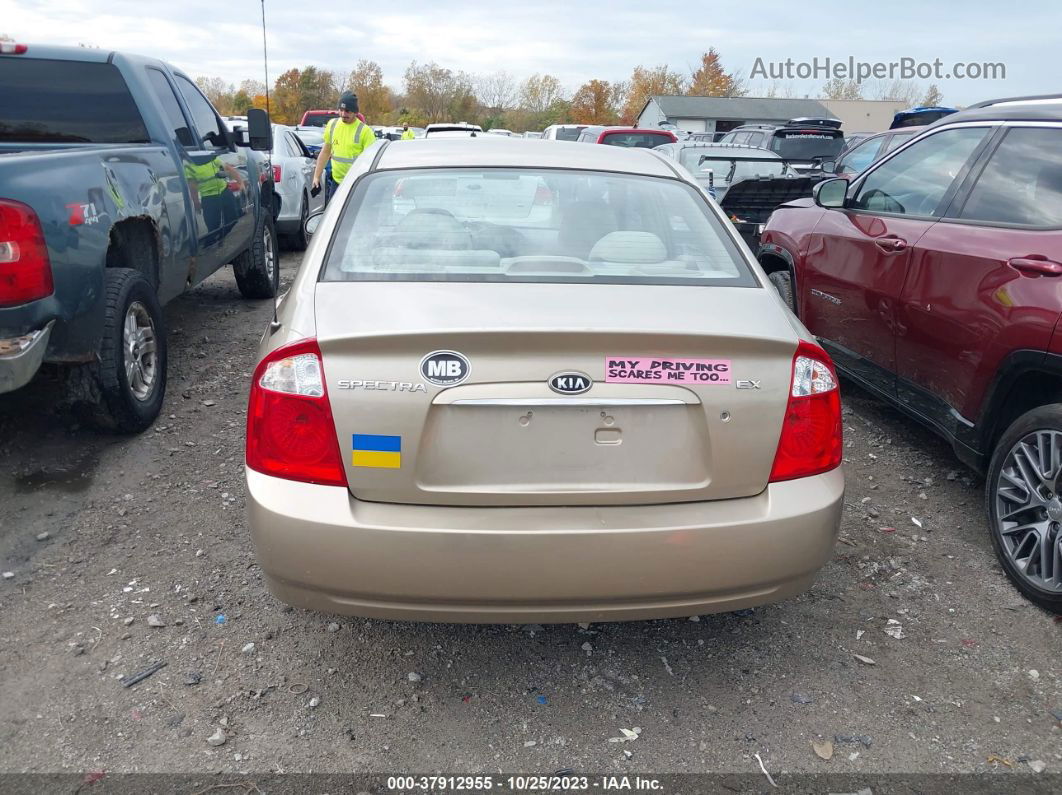 2006 Kia Spectra Sx/ex/lx Золотой vin: KNAFE122X65307880