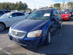 2007 Kia Spectra Ex Dark Blue vin: KNAFE122X75375629