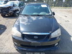 2005 Kia Spectra   Black vin: KNAFE161055076617