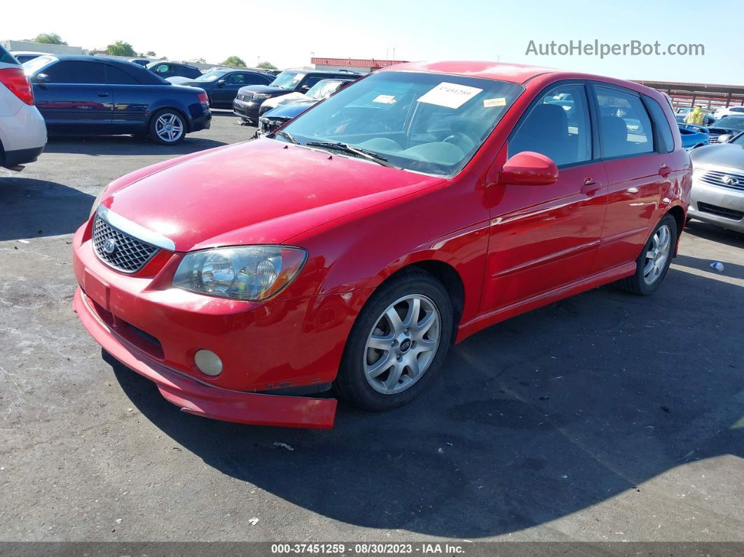 2005 Kia Spectra   Red vin: KNAFE161155142771