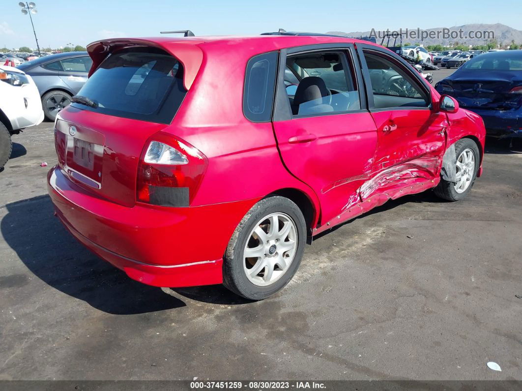 2005 Kia Spectra   Red vin: KNAFE161155142771