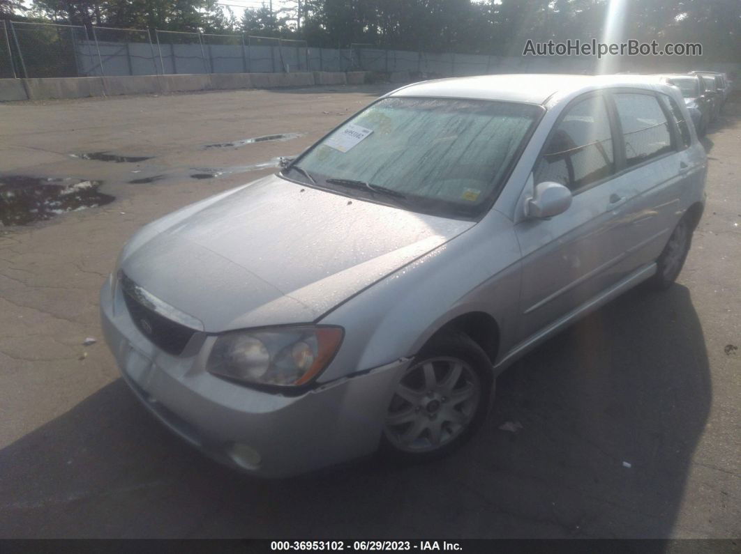 2005 Kia Spectra   Silver vin: KNAFE161255074061