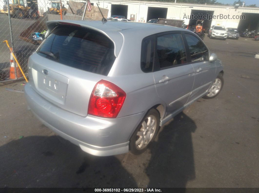 2005 Kia Spectra   Silver vin: KNAFE161255074061