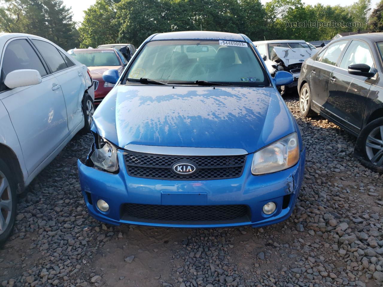 2007 Kia Spectra5 Sx Blue vin: KNAFE161275002196