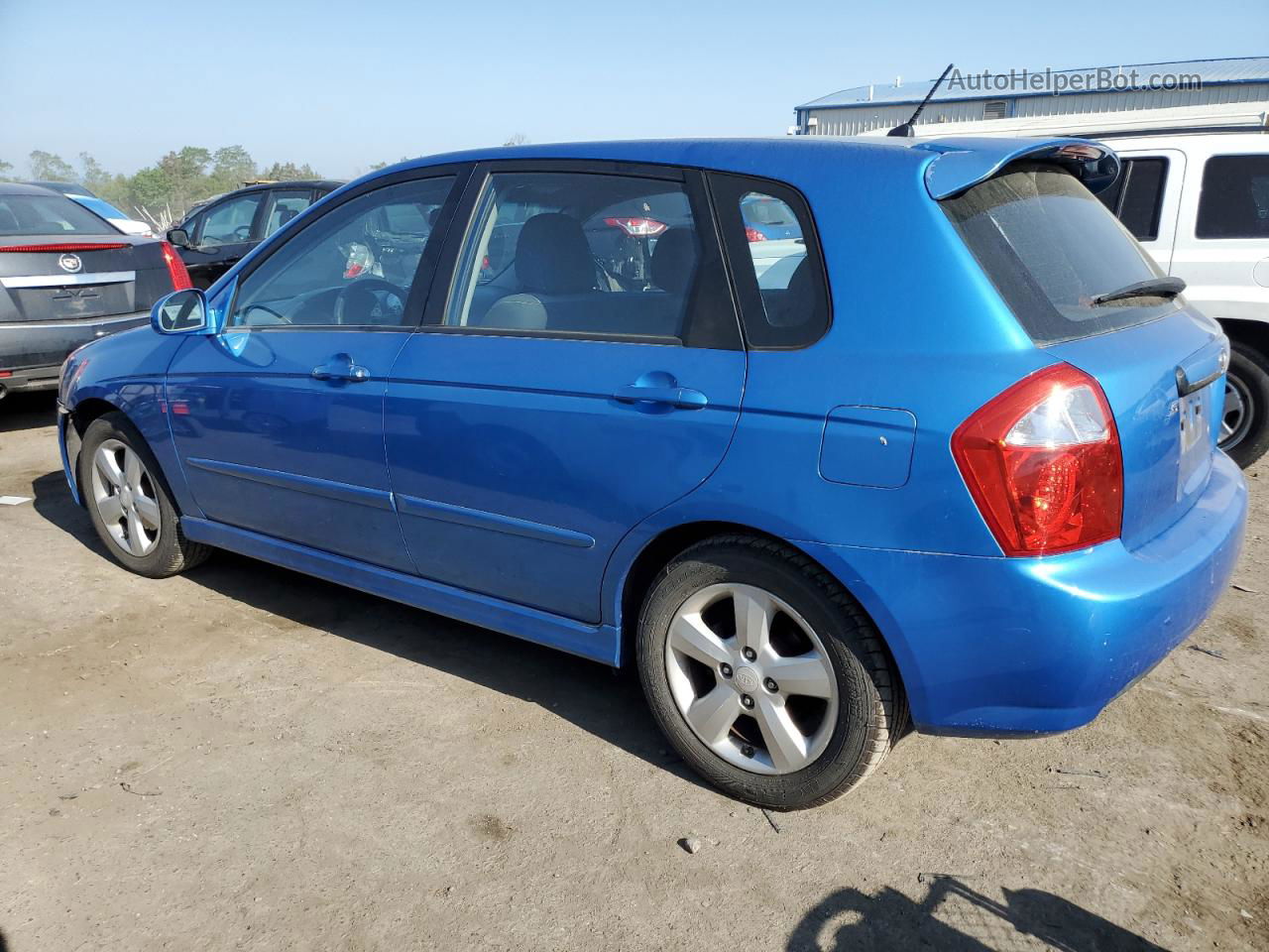 2007 Kia Spectra5 Sx Blue vin: KNAFE161275002196