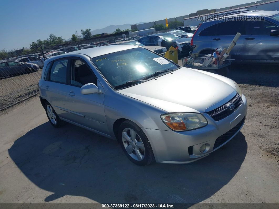 2007 Kia Spectra   Серебряный vin: KNAFE161575006937