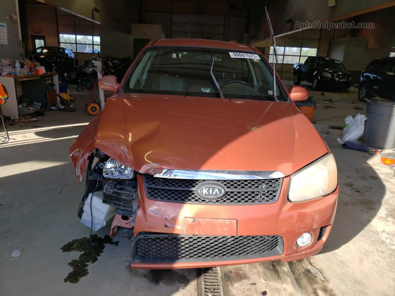 2007 Kia Spectra5 Sx Orange vin: KNAFE161675008342