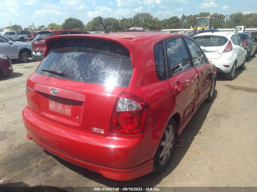 2006 Kia Spectra5   Red vin: KNAFE161965348437