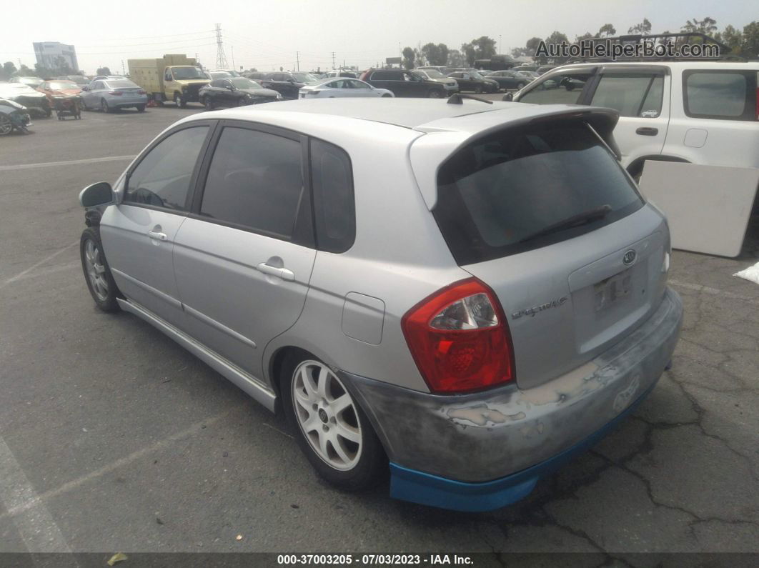 2005 Kia Spectra5 Silver vin: KNAFE162755066661