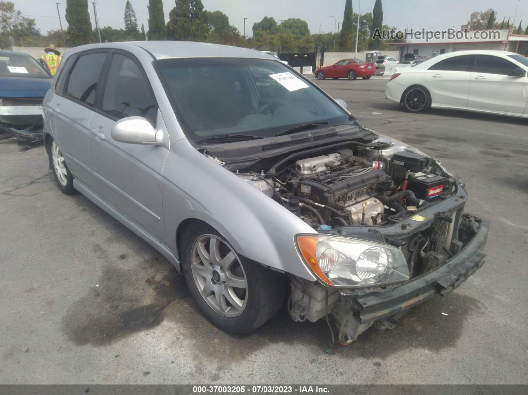 2005 Kia Spectra5 Silver vin: KNAFE162755066661