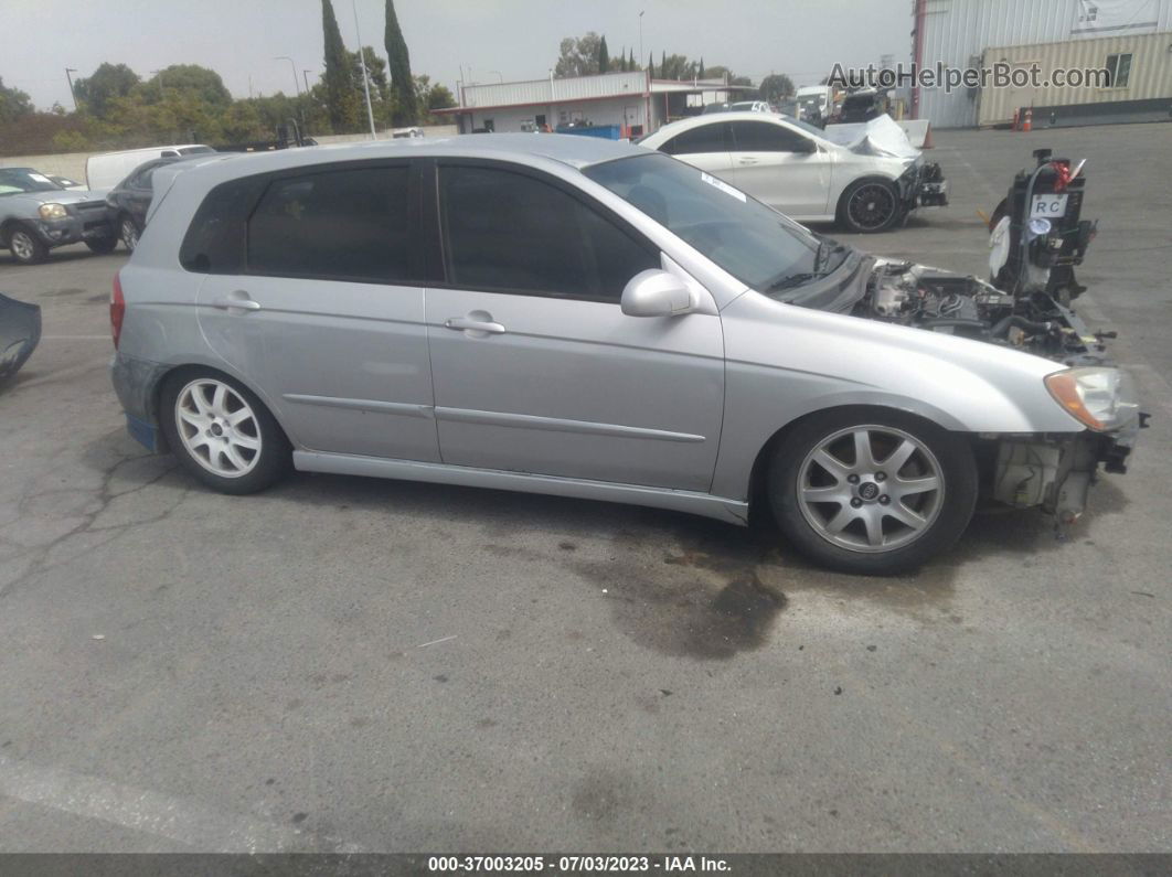 2005 Kia Spectra5 Silver vin: KNAFE162755066661