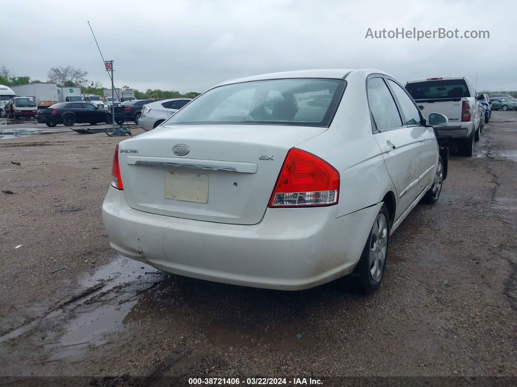 2009 Kia Spectra Ex Белый vin: KNAFE221095596978