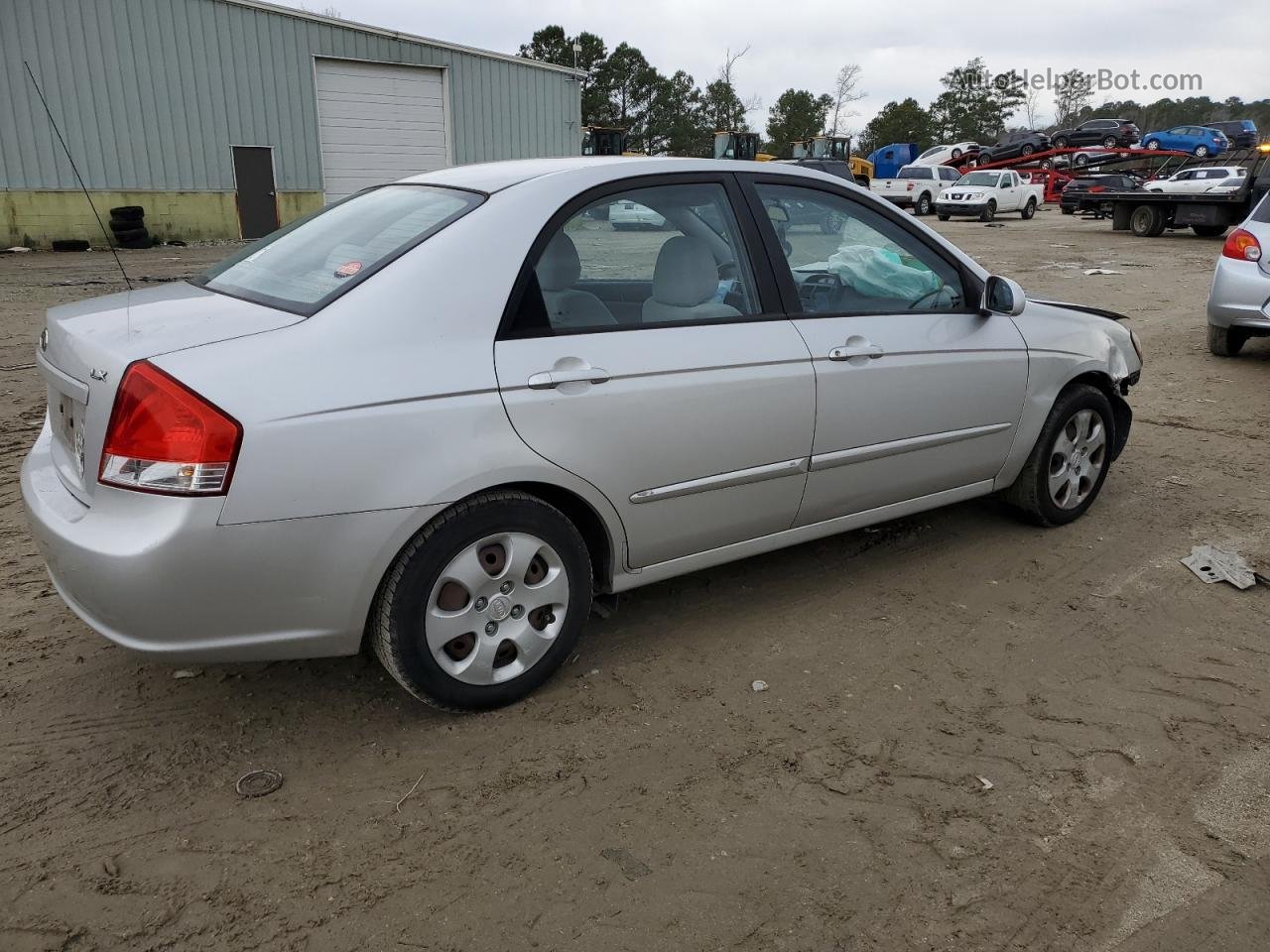 2009 Kia Spectra Ex Silver vin: KNAFE221095625718