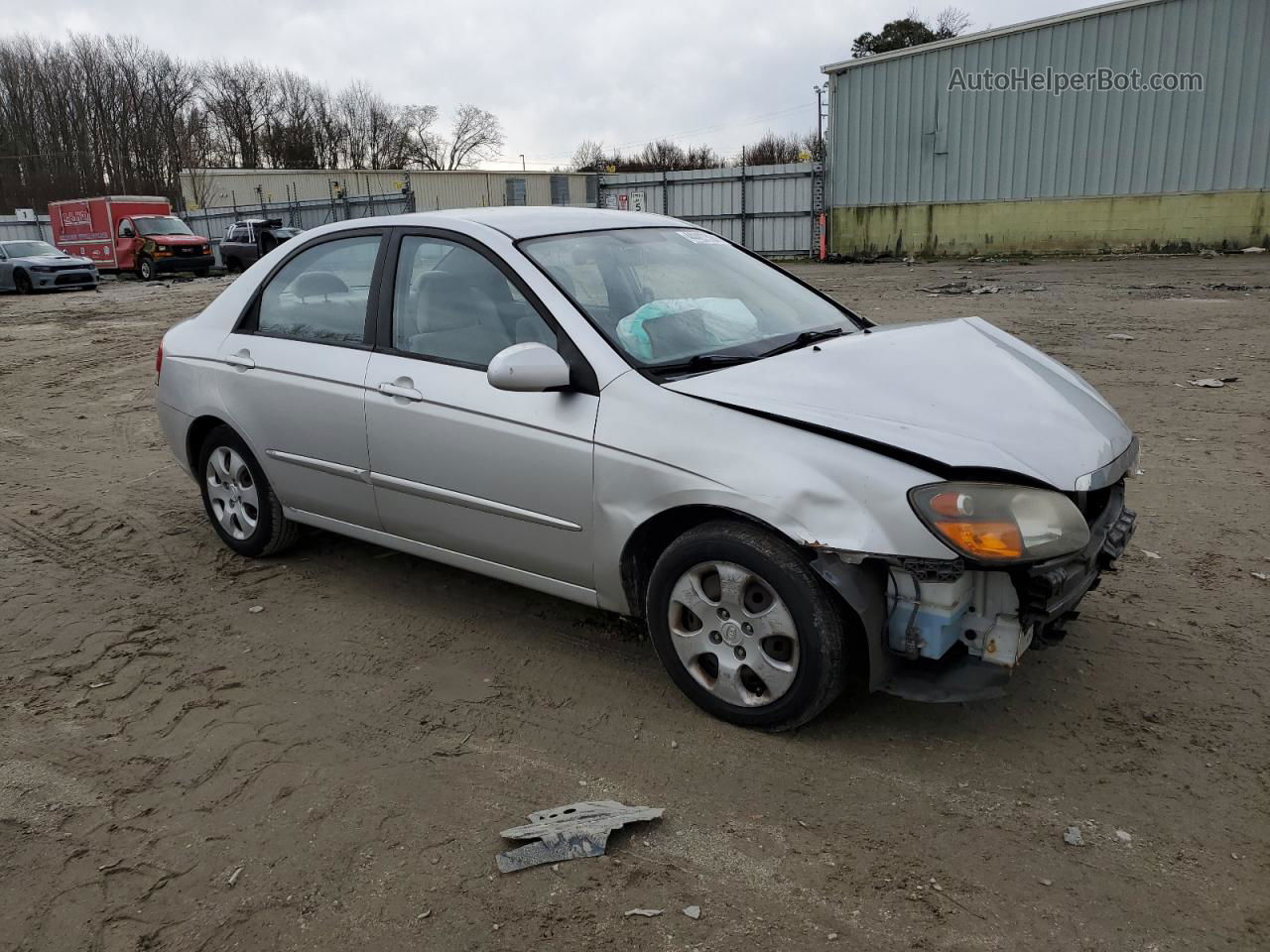 2009 Kia Spectra Ex Silver vin: KNAFE221095625718