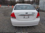 2009 Kia Spectra Ex White vin: KNAFE221095661389