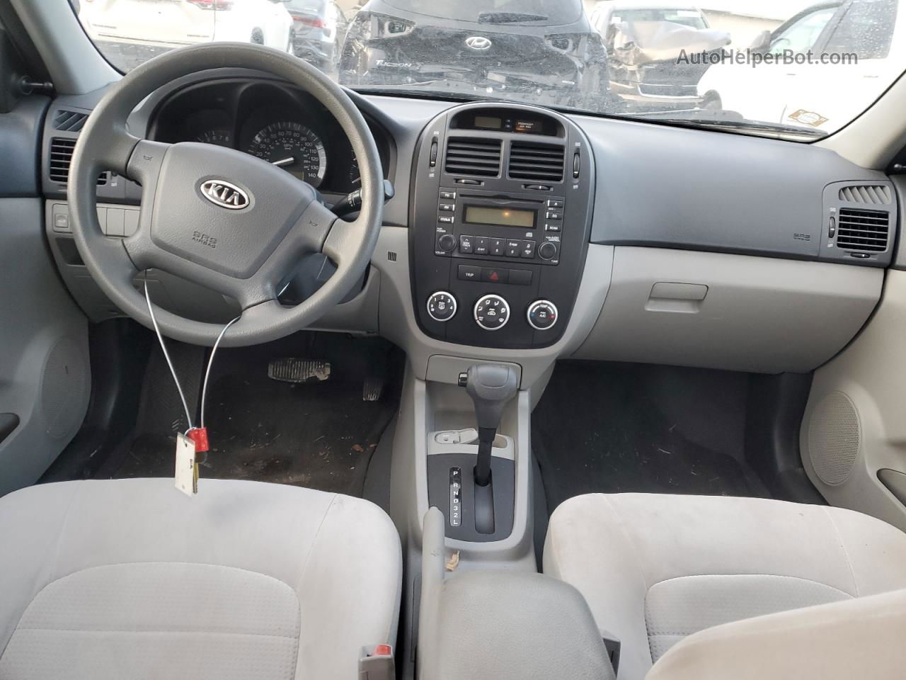 2009 Kia Spectra Ex Silver vin: KNAFE221195615361