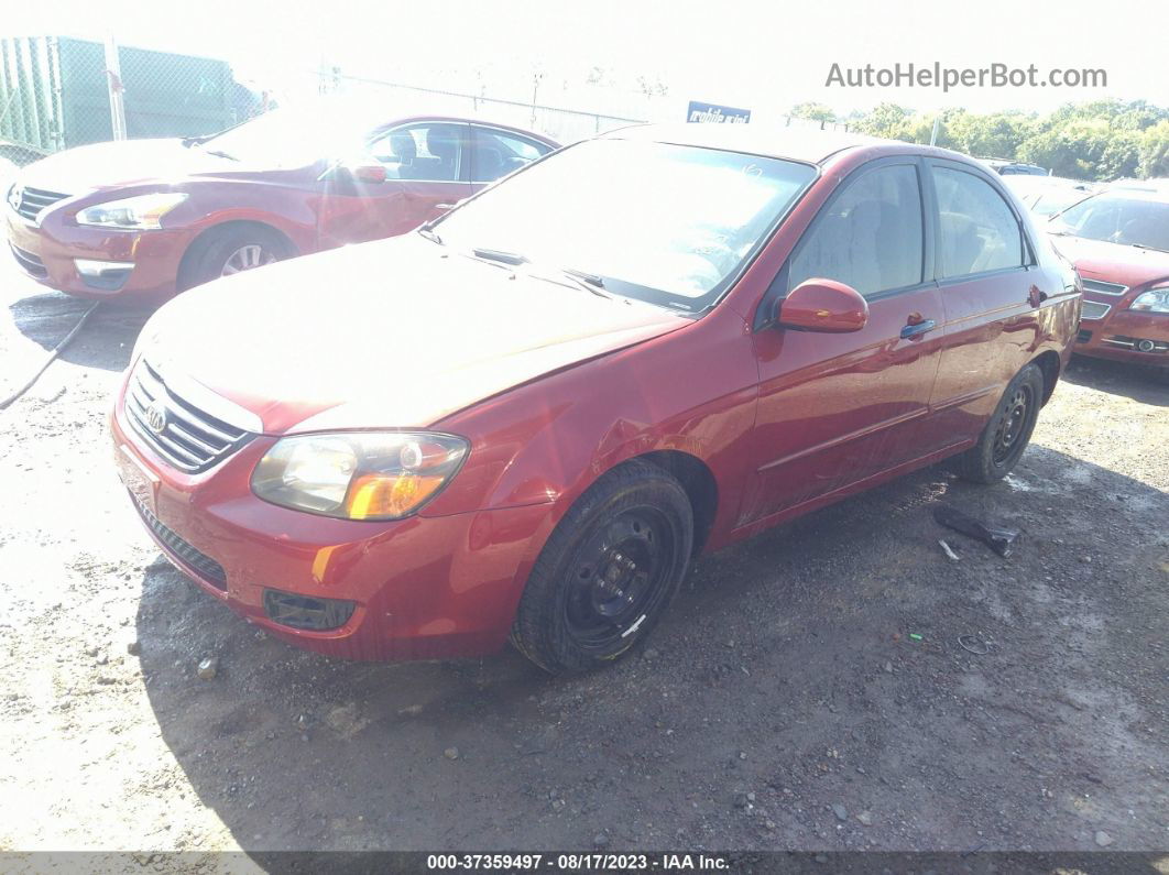 2009 Kia Spectra Ex Red vin: KNAFE221195630815