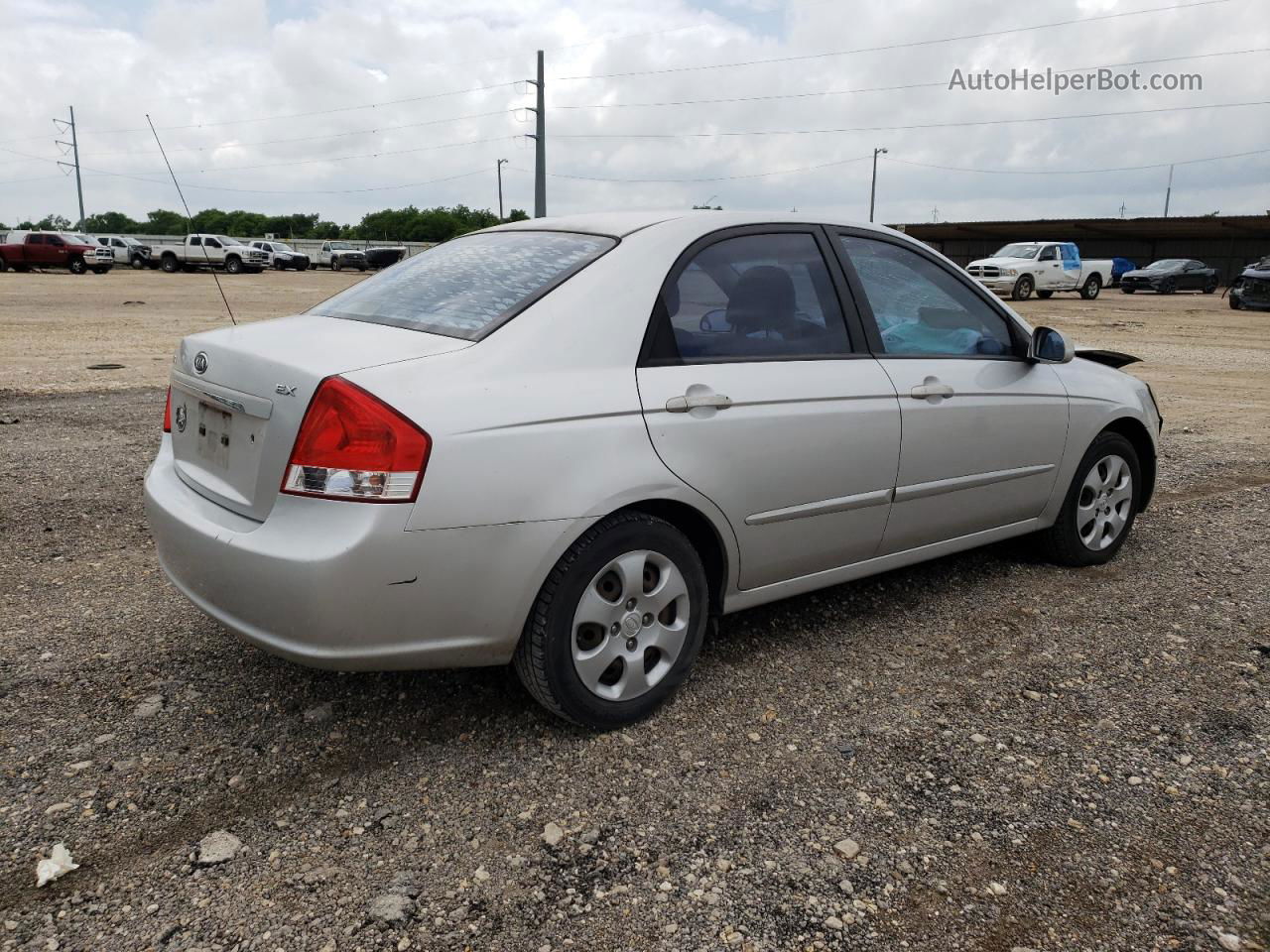 2009 Kia Spectra Ex Белый vin: KNAFE221295588218