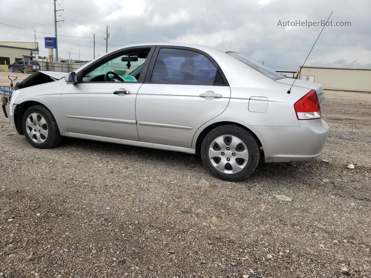 2009 Kia Spectra Ex Белый vin: KNAFE221295588218