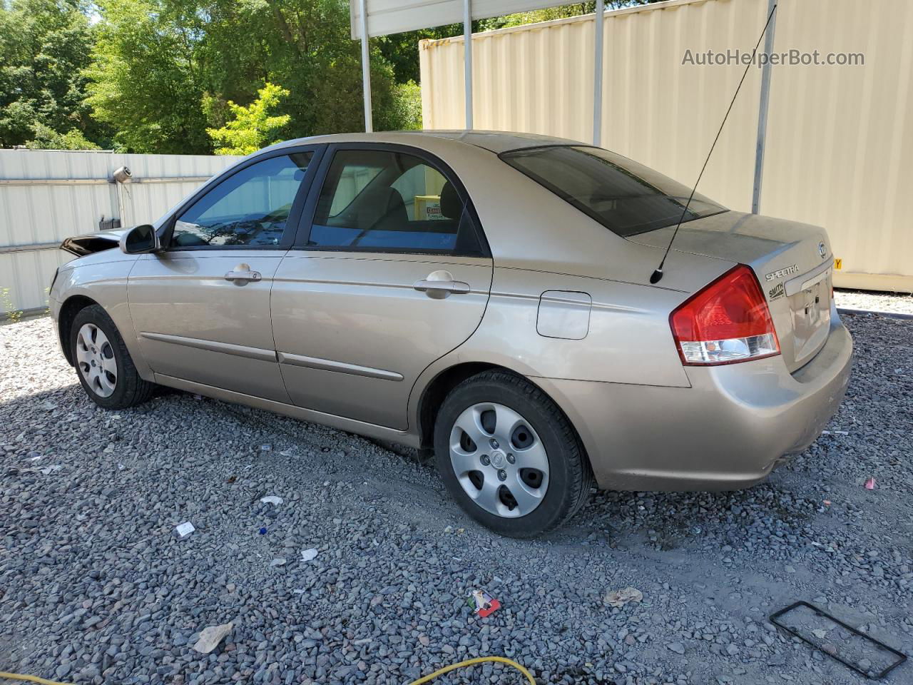 2009 Kia Spectra Ex Tan vin: KNAFE221295618057