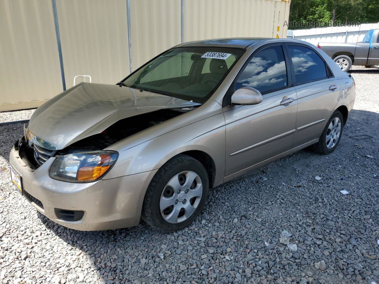 2009 Kia Spectra Ex Tan vin: KNAFE221295618057